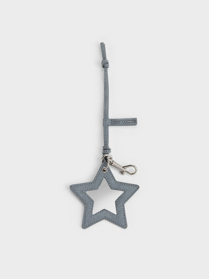 CHARLES & KEITH Trending / Noane Star Mirror Charm - Smoky Blue