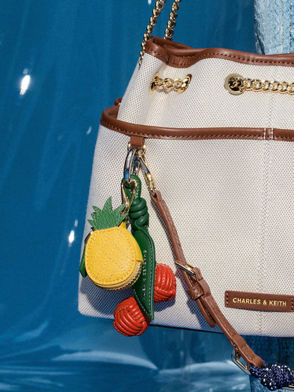 CHARLES & KEITH Sale / Pineapple Charm - Yellow