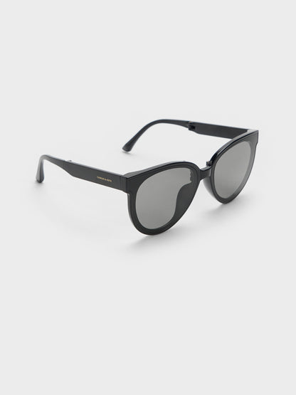 CHARLES & KEITH Deals / Brea Foldable Aviator Sunglasses - Black