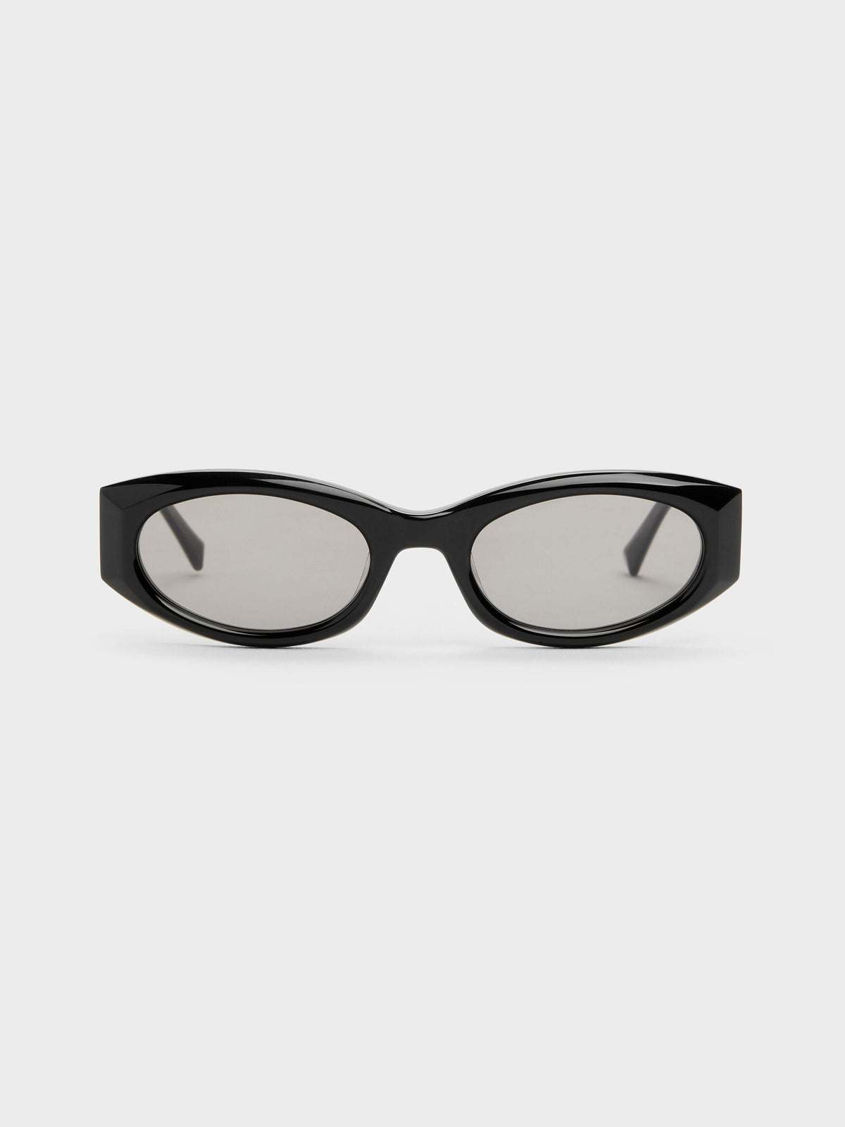 CHARLES & KEITH Classic / Aubrey Oval Sunglasses - Noir