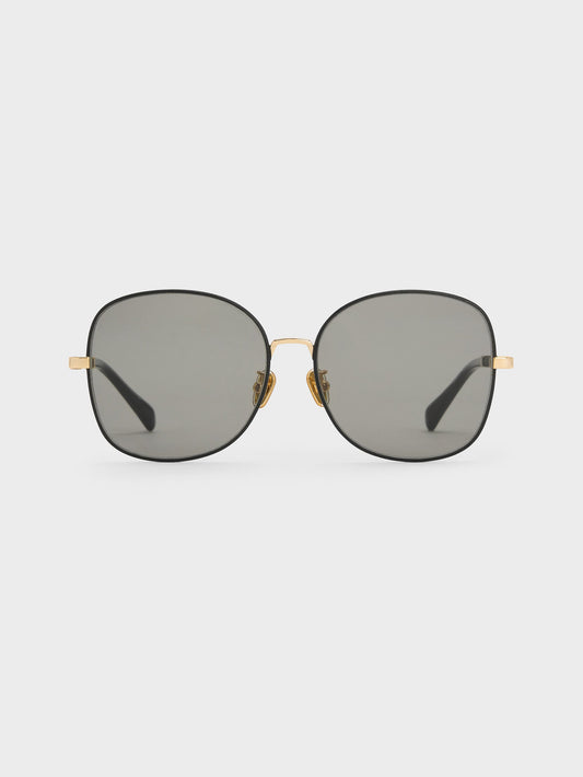 CHARLES & KEITH Essential / Ivette Butterfly Sunglasses - Black