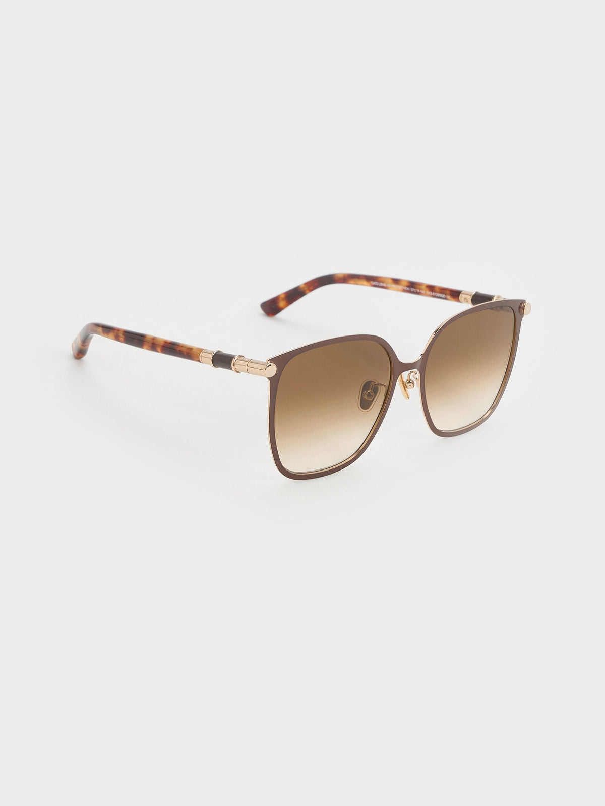 CHARLES & KEITH Signature / Ophelia Square Sunglasses - Brown