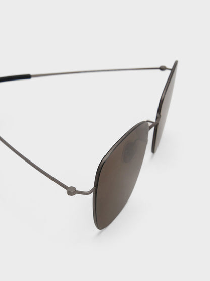 CHARLES & KEITH Exclusive / Miranda Square Sunglasses - Black