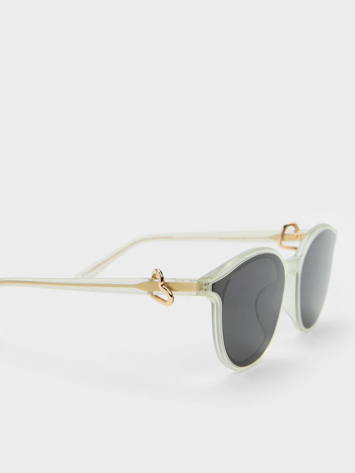 CHARLES & KEITH Discount / Ciara Heart-Motif Sunglasses - Mint Green