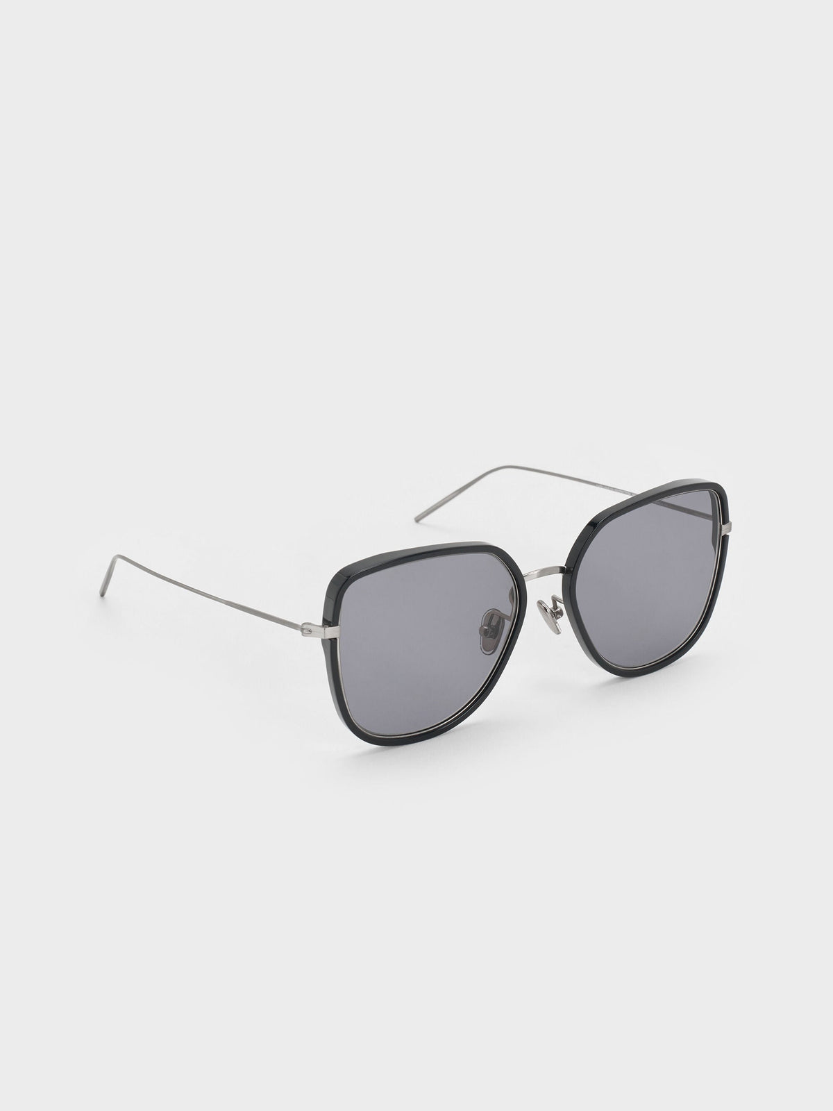 CHARLES & KEITH Classic / Lisbeth Butterfly Sunglasses - Noir