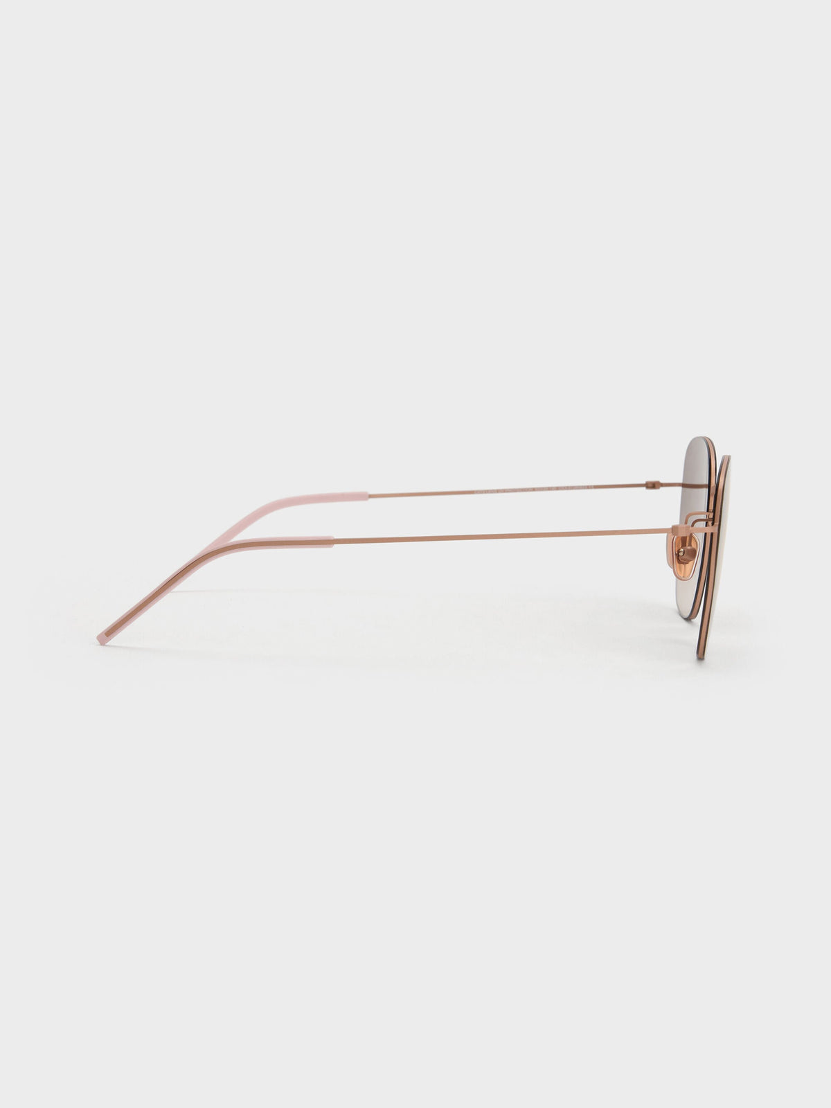 CHARLES & KEITH Discount / Miranda Square Sunglasses - Rose Gold