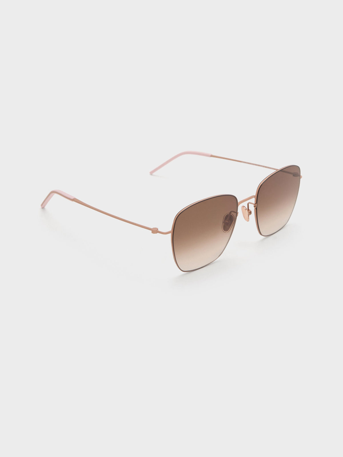 CHARLES & KEITH Discount / Miranda Square Sunglasses - Rose Gold
