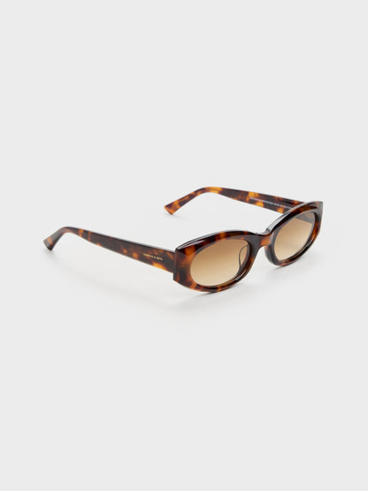 CHARLES & KEITH Sale / Aubrey Oval Sunglasses - T. Shell
