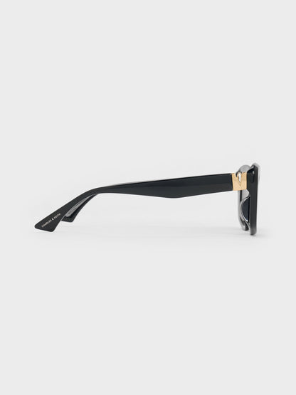 CHARLES & KEITH Trending / Alix Butterfly Sunglasses - Black