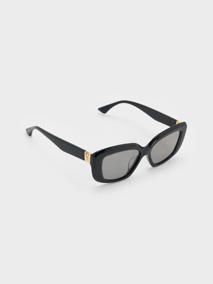 CHARLES & KEITH Trending / Alix Butterfly Sunglasses - Black