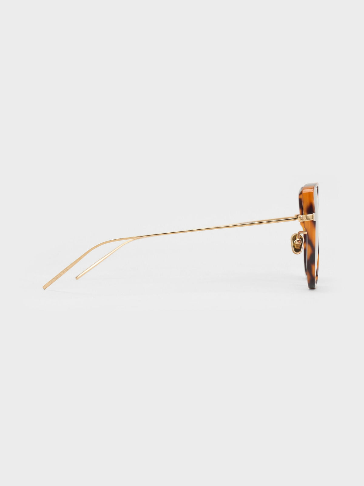CHARLES & KEITH Customer Favorite / Lisbeth Tortoiseshell Butterfly Sunglasses - T. Shell