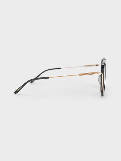 CHARLES & KEITH Signature / Renee Butterfly Sunglasses - Black