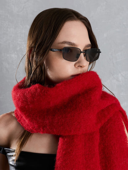 CHARLES & KEITH Trending / Celestia Rectangular Sunglasses - Noir