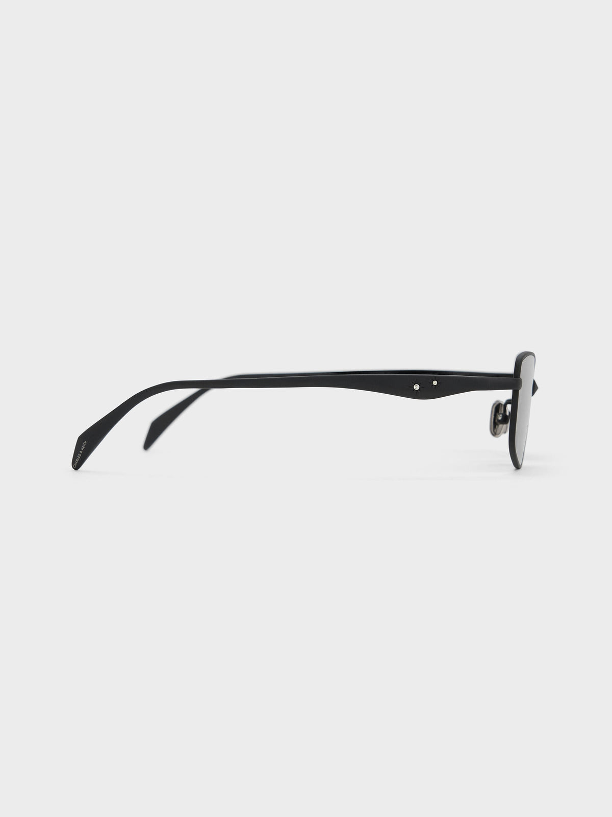 CHARLES & KEITH Trending / Celestia Rectangular Sunglasses - Noir