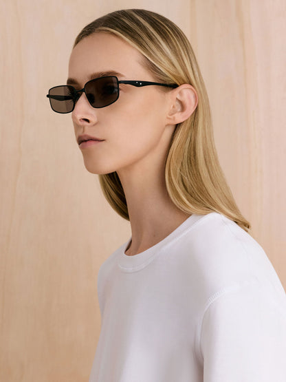 CHARLES & KEITH Trending / Celestia Rectangular Sunglasses - Noir