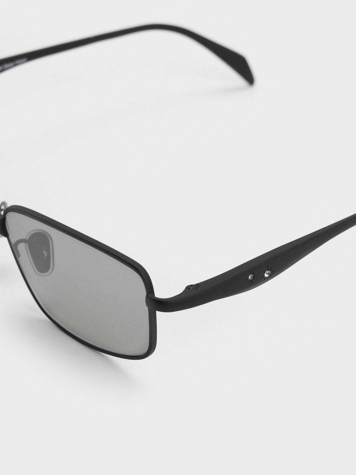CHARLES & KEITH Trending / Celestia Rectangular Sunglasses - Noir