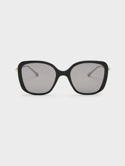 CHARLES & KEITH Value / Adalyn Butterfly Sunglasses - Noir