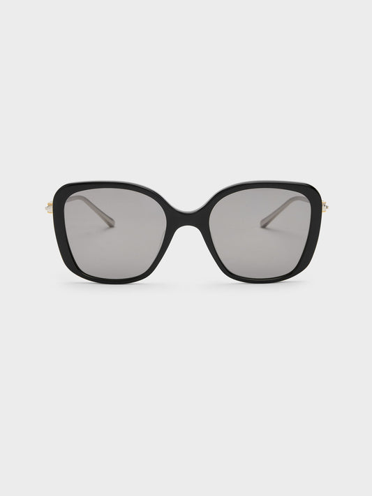 CHARLES & KEITH Value / Adalyn Butterfly Sunglasses - Noir