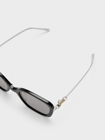 CHARLES & KEITH Value / Adalyn Butterfly Sunglasses - Noir