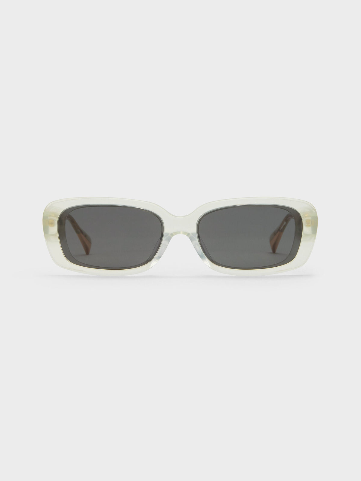 CHARLES & KEITH Deals / Aubrey Rectangular Sunglasses - Mint Green