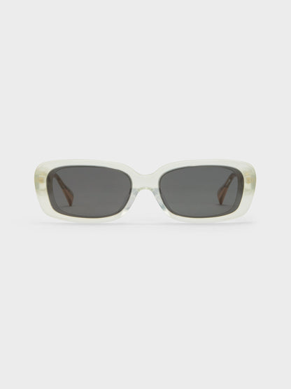 CHARLES & KEITH Deals / Aubrey Rectangular Sunglasses - Mint Green