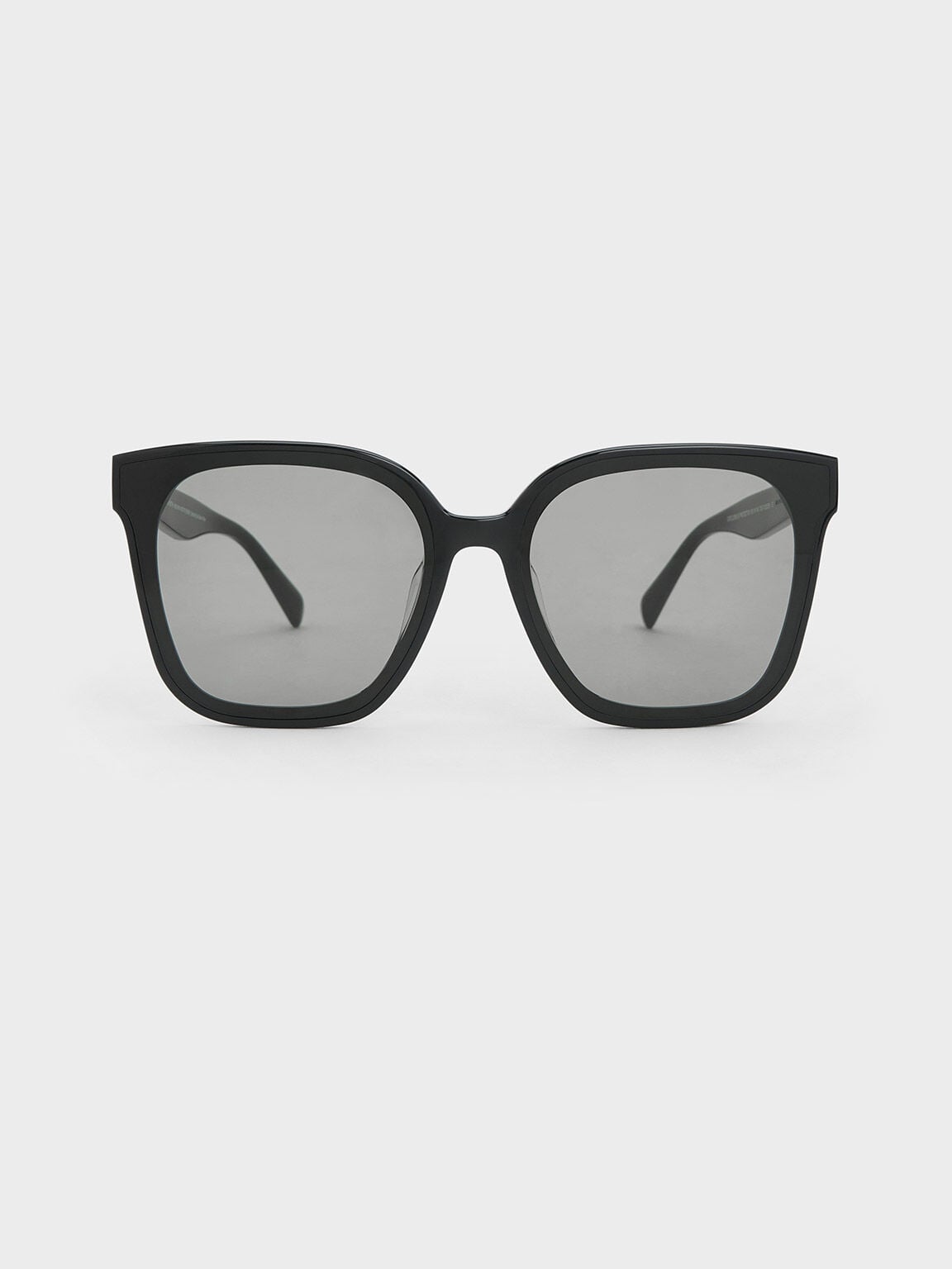 CHARLES & KEITH Quality / Gabine Oversized Butterfly Sunglasses - Black