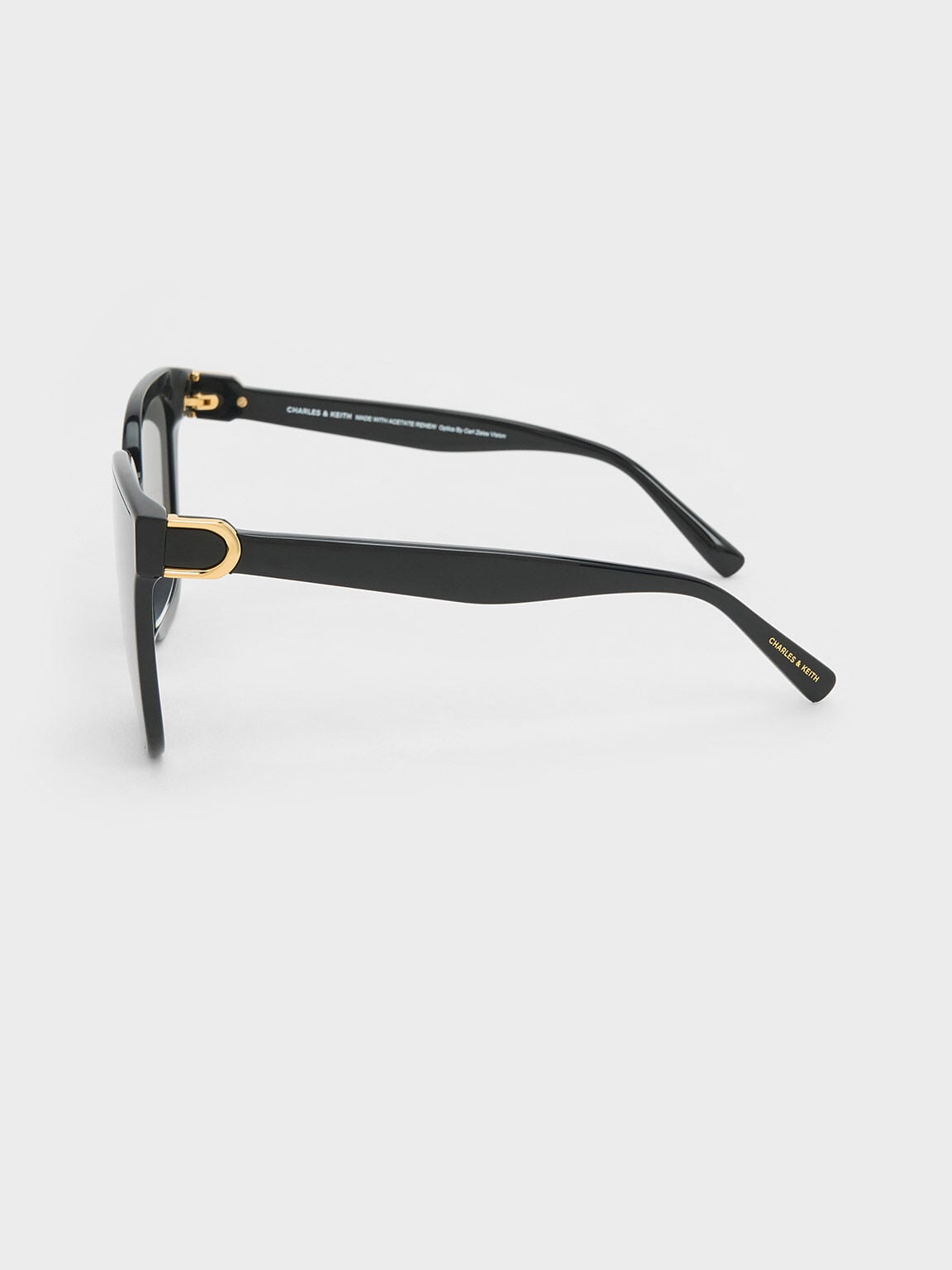 CHARLES & KEITH Quality / Gabine Oversized Butterfly Sunglasses - Black